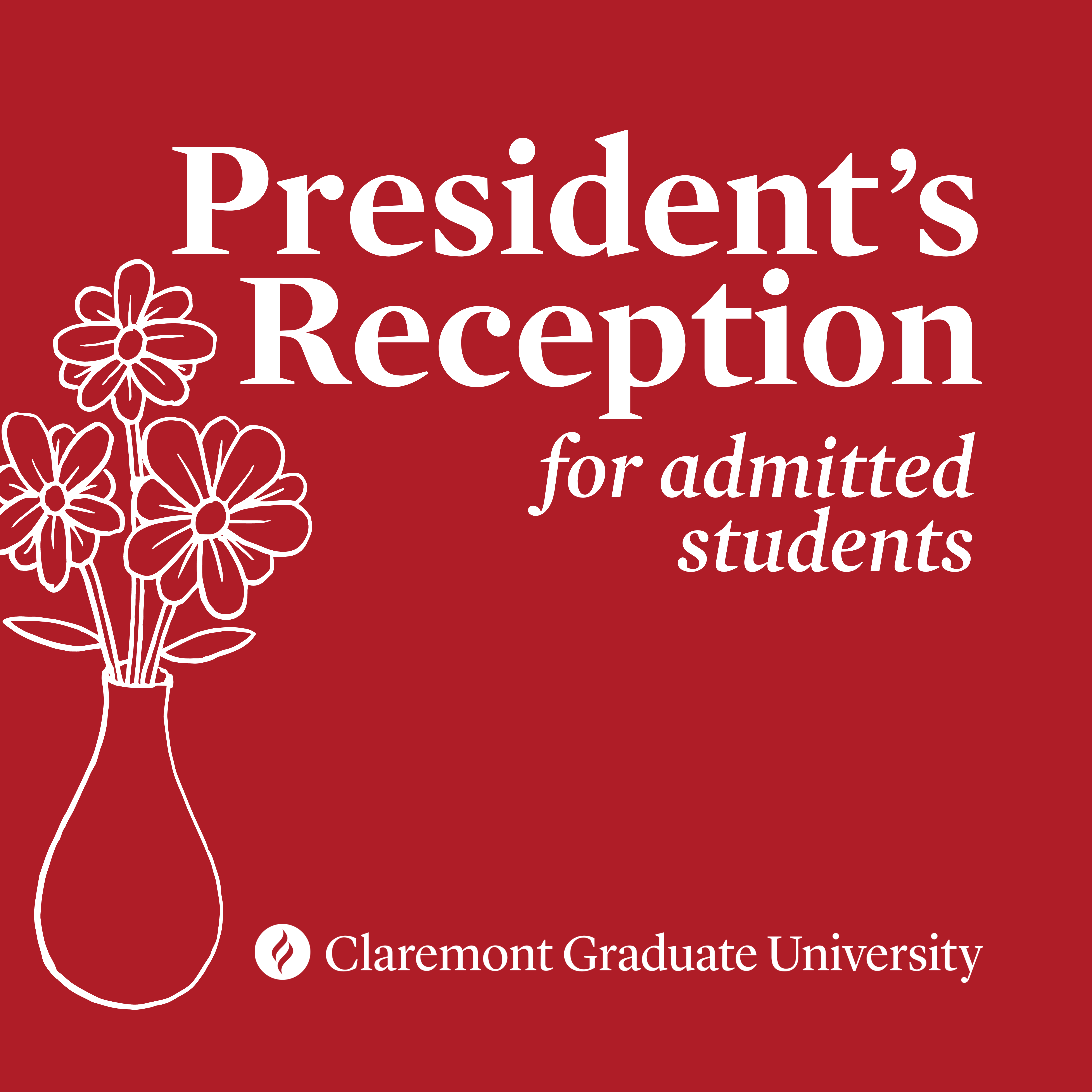 President's Reception for admitted students