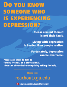 Depression? visit reachout.cgu.edu